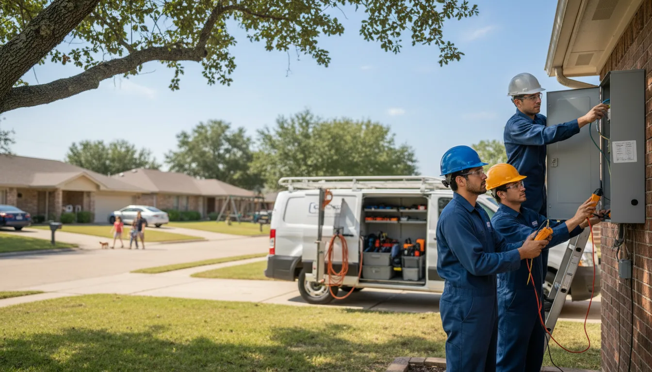 Certified electrician providing emergency electrical services in Waldo, AR